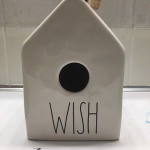 Rae Dunn “WISH” Birdhouse